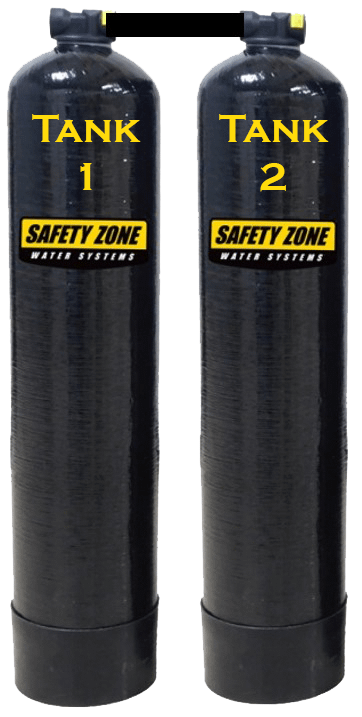two-tank salt free water softening system in wildwood florida