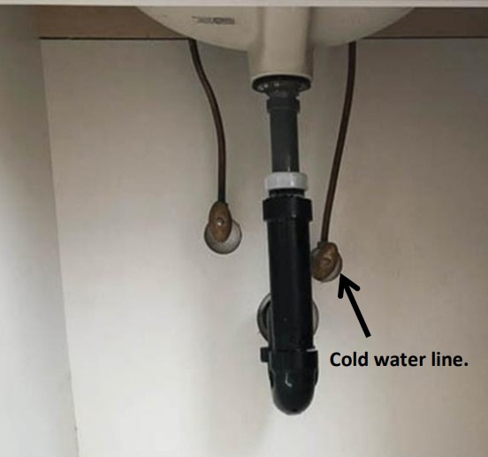 high capacity under sink filter installation