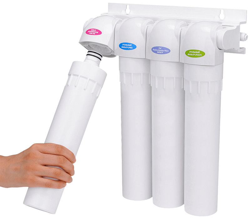 reverse osmosis 4 stage filtration system quick connect