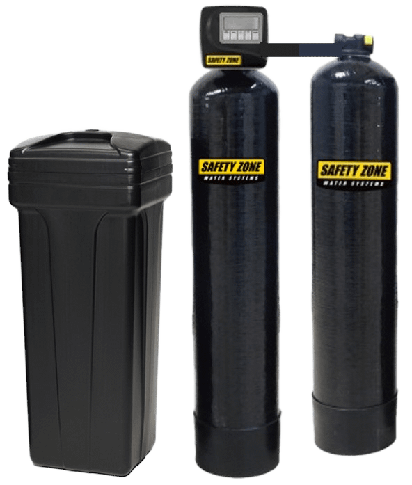 two-tank combination water softener and filtration system
